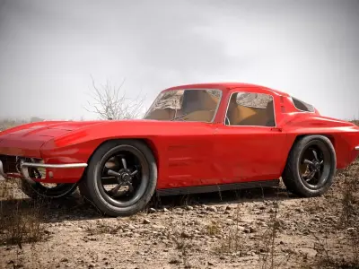 Chevrolet Corvette 1963 3D model