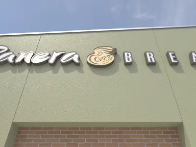 Retail-025 Panera Bread With Site 3D model