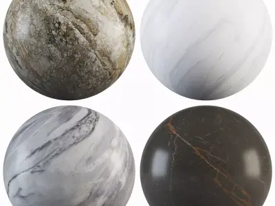 Marble 55 - Illusion-Storm Gray-Fish White- Linear Brown Texture