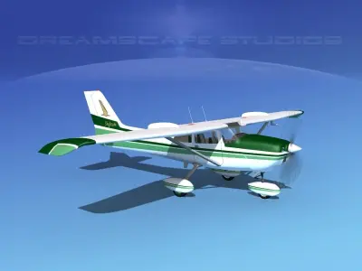 Cessna 172 Skyhawk STOL V10 3D model