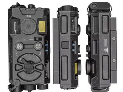 Laser Aiming Device Low-poly 3D model