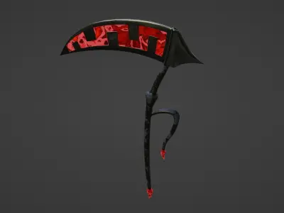 Fantasy Scythe 3D model