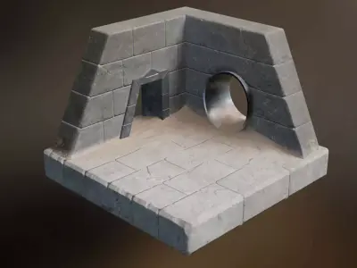 Egypt Room Free low-poly 3D model