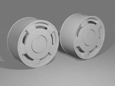 Orbital Wheel for Volkswagen the most coveted in Brazil 3D model