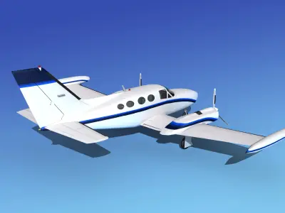 Cessna 421 Golden Eagle V13 3D model