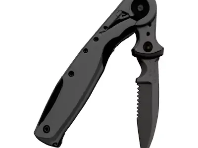 Tactical Folding Knife 3D Model 3D model