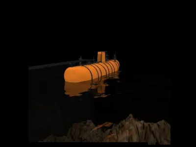 Bathyscaphe Trieste Free 3D model