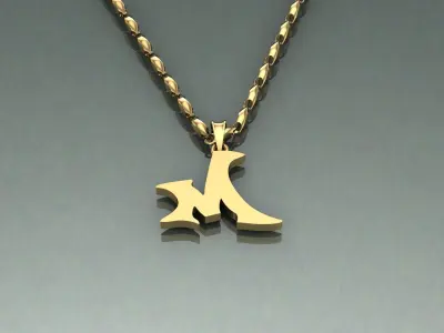 Pendant M-m1 3D print model