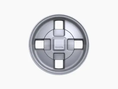 Toyota Corolla 1985 14 OEM wheel Low-poly 3D model