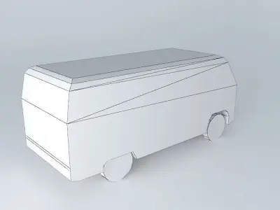 Old van ERAZ Armenia Free 3D model