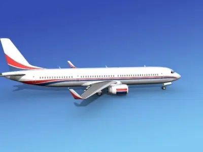 Boeing 737-900ER Corporate 6 3D model