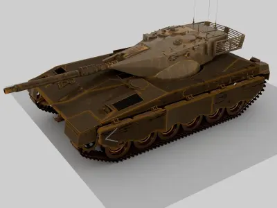 mkrkava MKI Low-poly 3D model