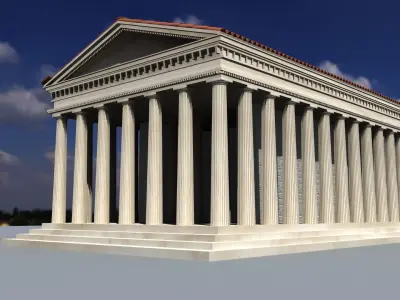 Ancient Temple 3D model