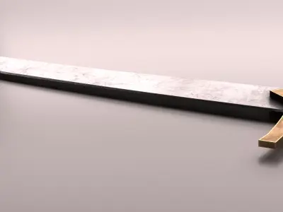 Ancient Roman Emperor Sword Low-poly 3D model