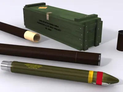 Hydra 70 Warhead Storage System 3D model