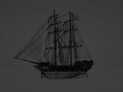 Pirate Ship 3D model