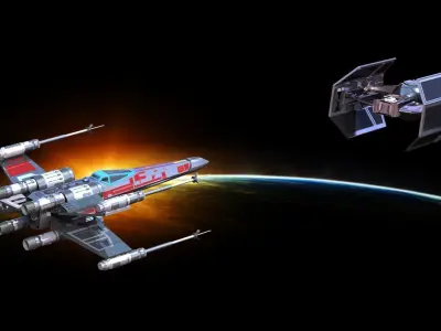 Vader Tide Fighter  3D model