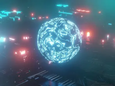 Cinematic Scify Scene Free 3D model