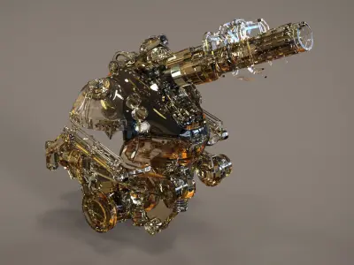 Rocket Cannon 3D model