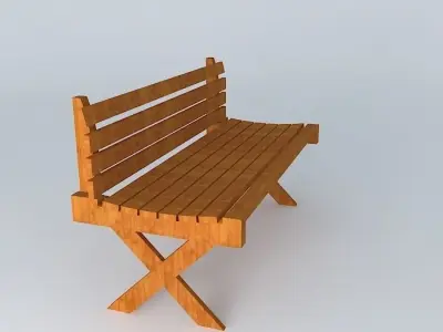 Bank Garden Free 3D model