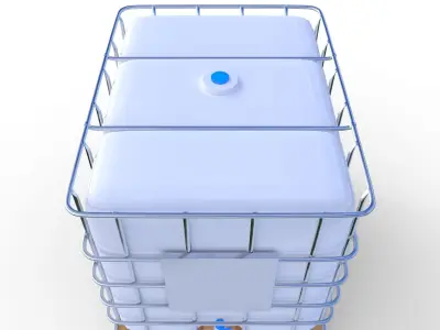 IBC Container 2 Low-poly 3D model