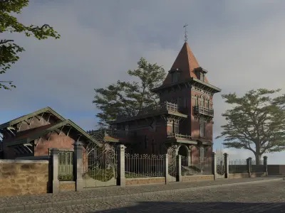 Old Manor 3D model