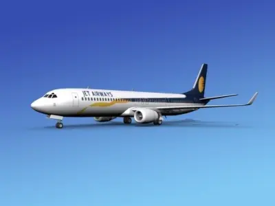 Boeing 737-900ER Jet Airways 3D model