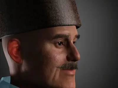 Efsane Komutan Kazim Karabekir 3D model