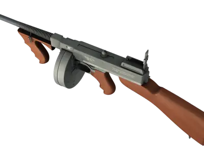 Tommy gun Machinegun 3D model