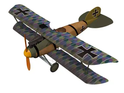 Albatros DV 3D model