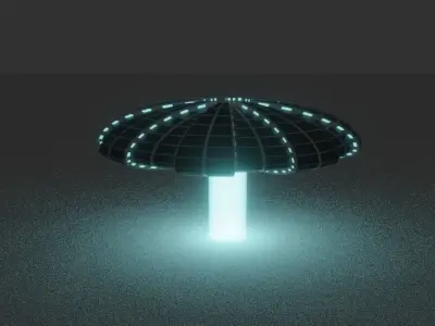 Saucer Concept 4 Free 3D model