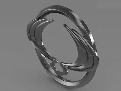 Ssang Yong Logo 3D model