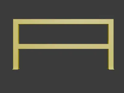 Railing 3D model