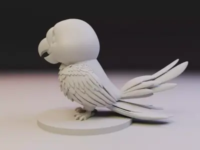 Brazilian macaw 3D print model