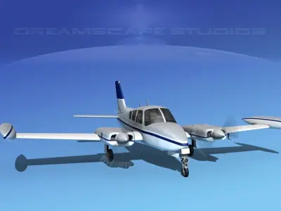 Cessna 320 Skyknight V09 3D model