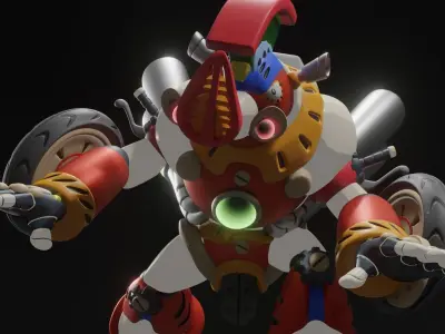 Ride Boarski 3D model