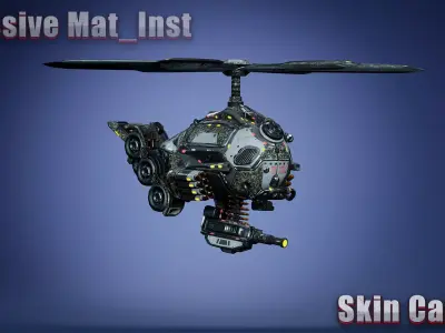 Sci-Fi Drone 01 Low-poly 3D model