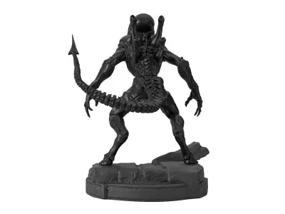 Alien 01 3D print model