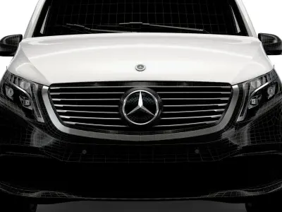 Mercedes Benz EQV Cargo Van L3 2021 3D model