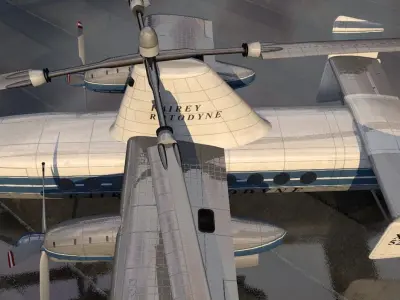 Fairey Rotodyne 3D model