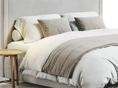 RH Wallace Bed 3D model