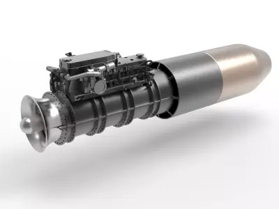 Jet engine 5 3D model