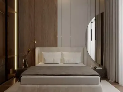 guest bedroom Free 3D model