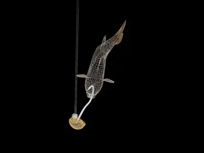 RedTail Chub 3D model