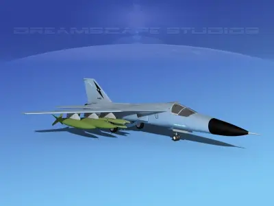 General Dynamics FB-111 Aardvark V09 3D model