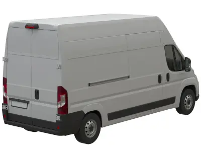 Global commercial van L3H3 3D model