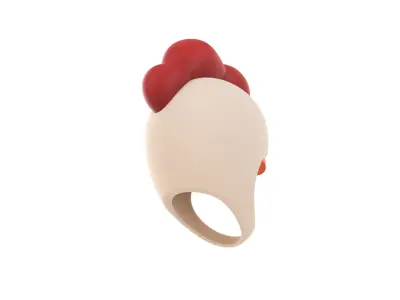 Prop073 Chicken Hat 3D model