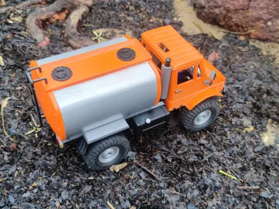 Baby Bog 406 Fuel Carrier - 1-18 TRX4M RC body attachment 3D print model