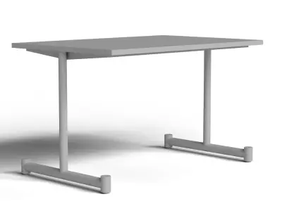 Modern Restaurant Dining Table Free low-poly 3D model