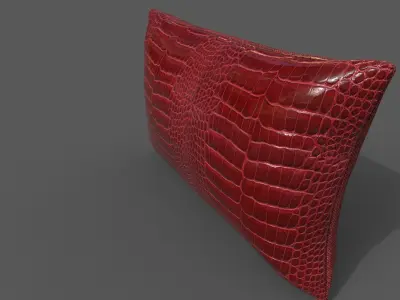 Cushion furniture Low-poly 3D model shop